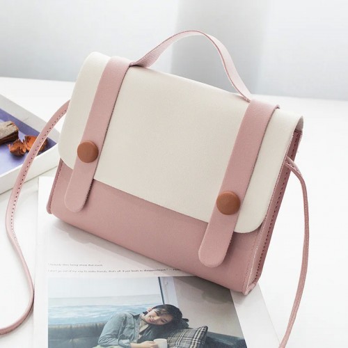 الموضة ببساطة بولي Leather حقيبة جلدية Crossbody للنساء بلون الكتف رسول حقيبة سيدة السفر حقيبة يد صغيرة