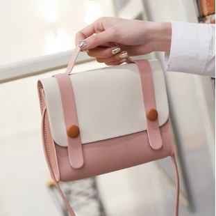 الموضة ببساطة بولي Leather حقيبة جلدية Crossbody للنساء بلون الكتف رسول حقيبة سيدة السفر حقيبة يد صغيرة